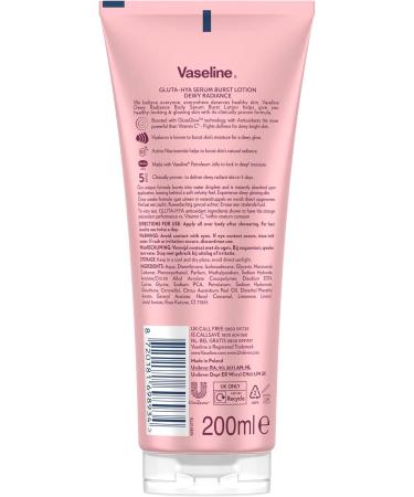 Unilever Vaseline GlutaHya Dewy Radiance Serum Burst Moisturizing Lotion with Antioxidants for Soft Radiant Skin 2 200 ml - Buy Online on GoSupps.com
