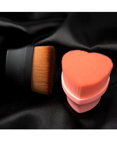 Foundation Brush - Concealer Blending Applicator for Women | Cosmetics Blending Brush for Powder Liquid Concealer Cream Blush Pink - Buy Online on GoSupps.com