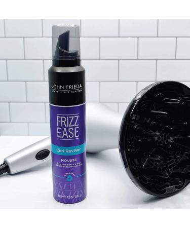 Frizz Ease Curl Reviver Mousse - Alcohol-Free, Soft Hold for Curly or Frizzy Hair - 7.2 Ounces - Buy Online on GoSupps.com