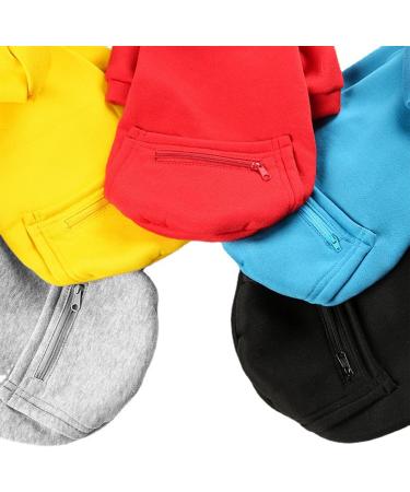 JECIKELON Winter Doc Hoodie Sweatshirt for Small Chihuahua - X-Small Y02-Gelb | Stylish & Cozy Pet Apparel - Buy Online on GoSupps.com