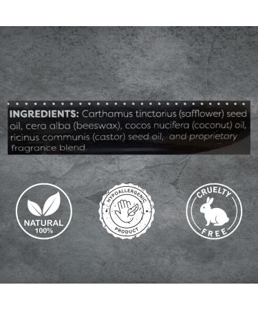 MNSC Fragrance Free Mustache Wax - Medium Hold Balm | All-Natural Hypoallergenic Handmade in USA - Buy Online on GoSupps.com