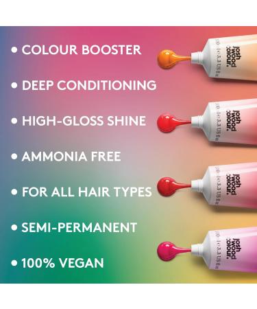 Josh Wood Hair Gloss (Copper) - Semi-Permanent Vegan Cream for Strawberry Blonde & Golden Tones - Lasts up to 6 Washes - 100ml - Buy Online on GoSupps.com