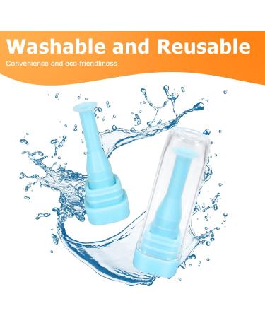 10 Pack Hard Contact Lens Remover & Inserter - Suction Cup for RGP & Scleral Lenses (Blue) - International Shipping Available - Buy Online on GoSupps.com