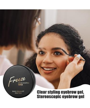 Eye Brow Setting Gel | Transparent Brow Gel Long Lasting Eyebrow Shaping Glue with Brush Sweat-Proof Eyebrow Styler to Create Wild Eyebrows Hondony - Buy Online on GoSupps.com