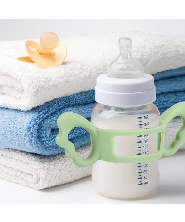 4 Pieces Kids Silicone Bottle Handles - Wide-Neck Baby Bottle Handle for Small Hands - Buy Online on GoSupps.com