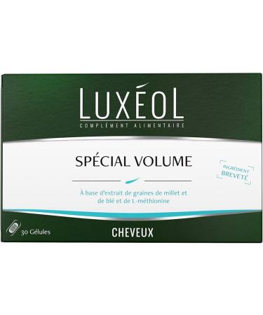 LUX OL - Special Volume - Food Supplement - Volume & Shine - Wheat Millet & L-Methionine - All Hair Types - Made in France - 15 Day Hair Program - 30 Capsules