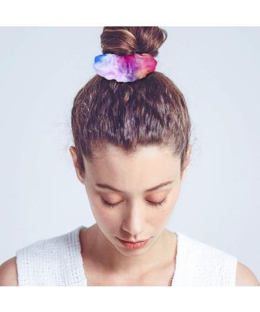 24 Pack White Cotton Hair Scrunchies for Tie Dye DIY - Elastic Headband Hair Ties for Women - Buy Online on GoSupps.com