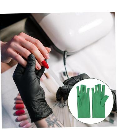 MERRYHAPY 1 Pair Nail Gloves Nail Anti-uv Gloves Fingerless Gloves Fingerless Mitts Sunscreen Gloves Manicure Gloves UV Shield Gloves Manicure Tools - Buy Online on GoSupps.com