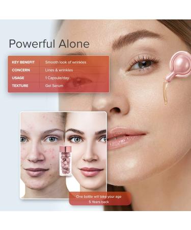 TURBINNE Pure 2.5% Retinol Serum Capsules - Anti-Aging, Deep Hydration, Brightening, Reduce Wrinkles & Dark Spots. Skin Transformation in 30 Days! - Buy Online on GoSupps.com