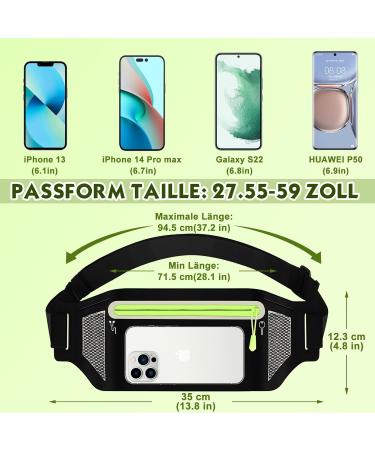Winzwon Waterproof Sports Hip Pocket | Versatile Phone Wallet & Money Belt for Runners Cyclists & Travelers - Perfect Gifts for Men & Women - Buy Online on GoSupps.com