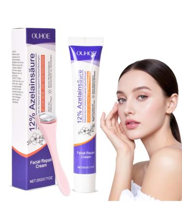 Cr me d'Acide Az la nique 12% Az la que S rum Efficace Coins Contre Rosac e Anti-Pigment Spots Facial S rum Hyaluronic Acide Formule Apaisante pour Tous Types De Peau Id al pour Peau Sensible-20g
