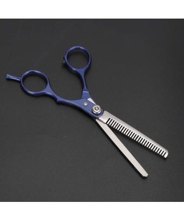 Professional Aluminum Hair Cutting Thinning Scissors Blue Suitable for Professional Barber Salon and Home Daily Use Made for Cutting and Thinning Your Hair