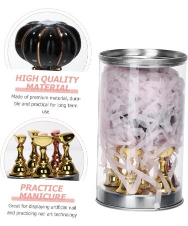 Didiseaon Trendy Nail Charms 6 Sets Nail Holder Pedicure Tip Stand Fingernail Display Stand Manicure Practice Stand False Nail Tip Holder Tool Stand Nail Art Tool Metal Head Magnet Show Rack - Buy Online on GoSupps.com