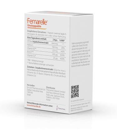 Femarelle Unstopable - 56 Capsules for Post-Menopause Health | Supports Vaginal Health Bones Muscles & Joints with DT56A Vitamins B2 D3 Biotin & Calcium - Buy Online on GoSupps.com