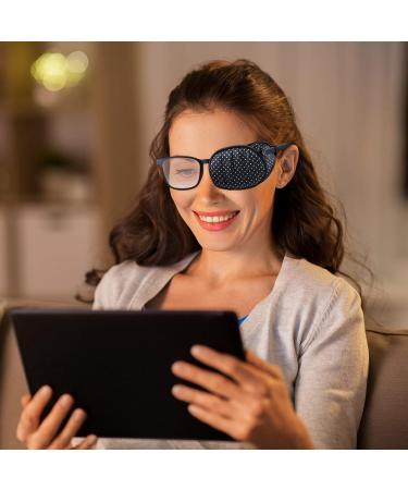 6-Piece Silk Eye Patch Set for Adults & Kids - Soft Eye Covers for Comfortable Eye Protection (Dark Color - Buy Online on GoSupps.com