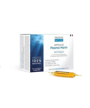 PROPOS'NATURE Isotonic Marine Plasma, White, 30 Ampoules of 10 ml