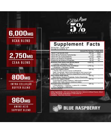 5% Nutrition Rich Piana 3-Stack | 5150 High-Stim Pre-Workout + FullAF Stim-Free Pre-Workout + AllDayYouMay Amino Acids BCAAs (Choose Your Flavors) 5150 + FullAF + ADYM - Buy Online on GoSupps.com