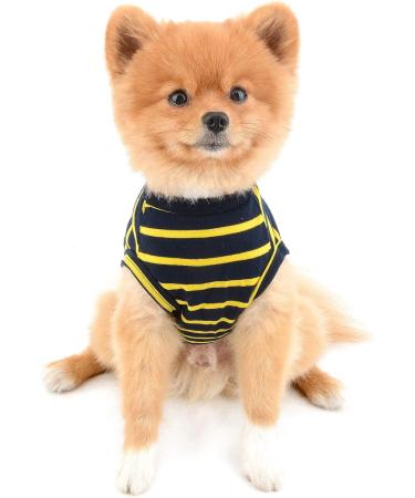 Shop Paidful Summer Clothing for Small Dogs & Cats | Classic Striped Cotton T-Shirts & Vests for Puppies Boys & Girls - Breathable & Stylish! - Buy Online on GoSupps.com