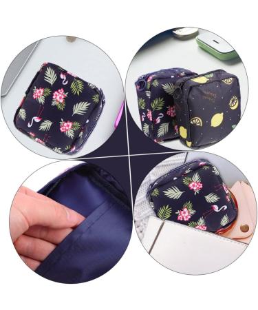 Healeved 32 Pcs Sanitary Napkin Storage Bag - Red Travel Makeup Organizer for Women - Period Bags & Tampon Pouches - Navy Gift Set - Buy Online on GoSupps.com