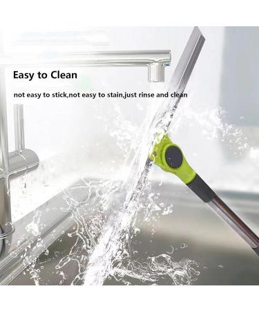 Silicone Broom with 51 Long Handle Silicone Broom Broomi for Concrete Floor Bathroom Tile - Buy Online on GoSupps.com