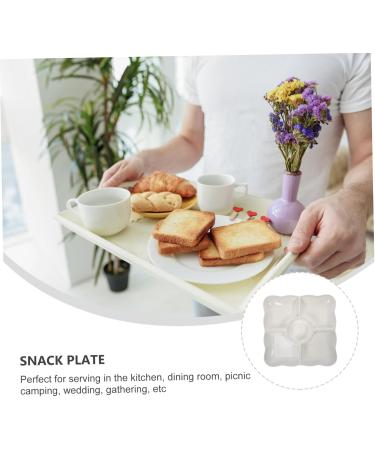 Zerodeko Large Fish Serving Dish 2pcs Dried Fruit Plate Fruit Plate Food Afternoon Tea Miniature Easter Baskets - Buy Online on GoSupps.com