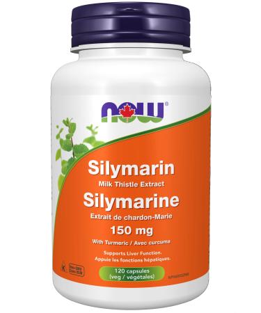 NOW Supplements Silymarin Milk Thistle Extract 150mg Capsules 120 Count
