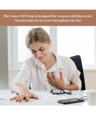 Reusable Castor Oil Pack Wrap Pads - 4 Pieces Organic Breastfeeding Inserts for Comfort & Sleep | Eco-Friendly Flannel Compresses - Buy Online on GoSupps.com