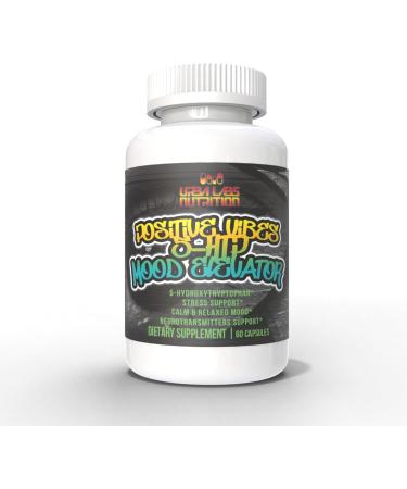 Urbalabs Positive Vibes 5-HTP Supplement | Mood Elevator & Sleep Support | Fast Acting Stress Relief & Relaxation Nootropic - Buy Online on GoSupps.com