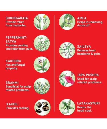 Navratna Herbs Hair Oil 200ml (2 Pack) - Herbal Cooling Oil for Hair & Body Relief | Premium Natural Oil Mixture - Buy Online on GoSupps.com