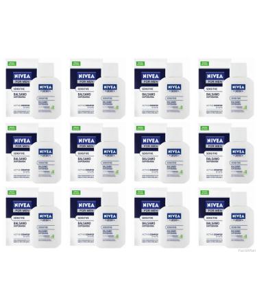 12 x NIVEA FOR MEN After Shave Balm Sensitive 100 ml