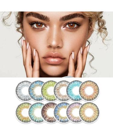 2 Colored Gray Cosmetic Contact Lenses for Daily Beauty & Parties | Hema - International Shipping - Buy Online on GoSupps.com