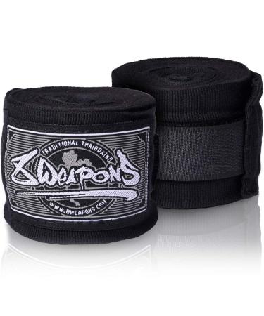 8 Weapons boxing bandages semi-elastic 5 m black