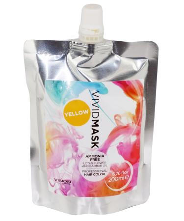 Vivid Mask Hair Dye Color 6.76 fl oz Yellow