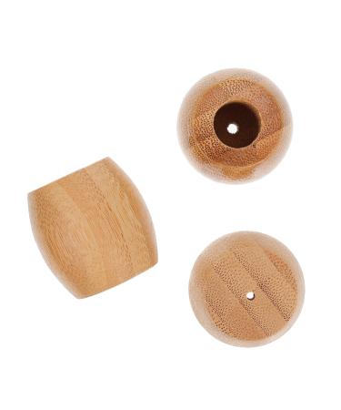 Healeeved 3st toothbrush base made of bamboo shower bath toothbrush racks for toothpaste holder worktop Rinse cup rustic toothbrush holder tooth brickwear child tablet household