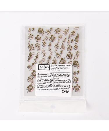 4 Sheets Flowers Nail Stickers Spring Summer 4 Colours Nail Art Decals Self-Adhesive Nail Art Sticker Manicure Tips DIY Nail Art Nail Decorations for Women Girls - Buy Online on GoSupps.com