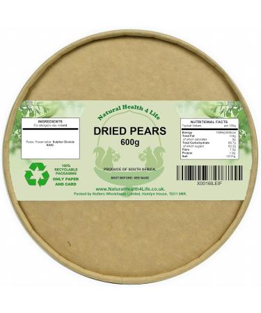 Natural Health 4 Life Dried Pears 600g in a tub - Buy Online on GoSupps.com
