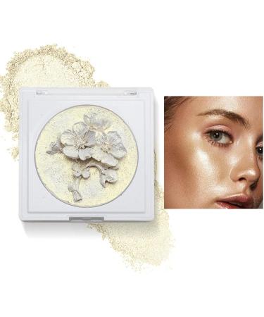 Make up Highlighter - Highlighter Palette Bronzer Powder | 3D Plum Blossom Long-Lasting Highlighter Powder Face Highlighter Illuminator 0.7 Oz Highlight Makeup Shakven 02# - Buy Online on GoSupps.com