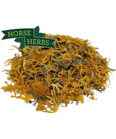 Horse Herbs Cleavers & Marigold - Feed Supplement for Horses Equine Clivers (1kg Bag) - Buy Online on GoSupps.com