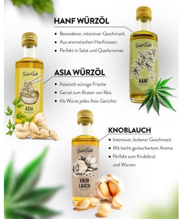 Timber Taste Oil Gift Set for Men & Women - 5 Exquisite Food Oils (5x40ml) - Premium Spice Gift Box - Perfect for Him & Her - Unique Global Gift Sets - Buy Online on GoSupps.com