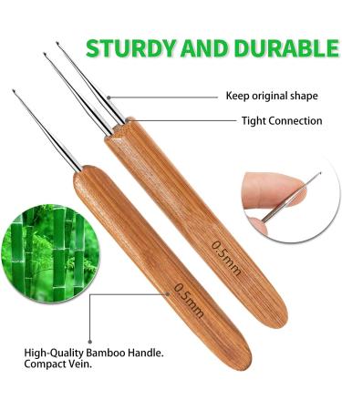 Dreadlocks Crochet Hooks 0.5mm - Perfect for Braid Craft | 2PCS Set - Buy Online on GoSupps.com