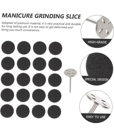 RORPOIR 1 Set Nail Polishing Sheets Nail Disc Bit Nail Sanding Slices Replacement Sandpaper Pad Manicure Grinding Slices Foot Sanding Pad Stainless Steel Appendix Electric - Buy Online on GoSupps.com