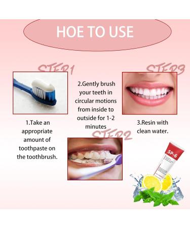 SP-6 Ultra Whitening Toothpaste | Probiotics & Fresh Breath | International Shipping - Buy Online on GoSupps.com