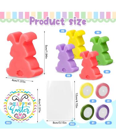 Easter Soap Bar Gift Set - 32 Handmade Soaps (Bunny & Eggs) | Bulk Party Favors & Basket Stuffers | Perfect for Guests & Bathrooms - Buy Online on GoSupps.com