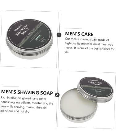 Healeved 3pcs Beard Shaving Cream Travel Shave Cream Shave Beard Cream Nourishing Shaving Soap Men Soap Paste - Buy Online on GoSupps.com
