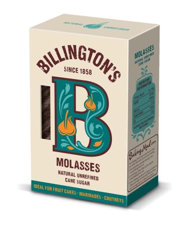 Billington's natural molasses sugar 500 g Billington's Molasses sugar is packed with natural sugar cane melace and has the deepest color and the richest taste of all sugar.