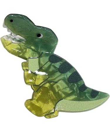 Acrylic Hair Claw Clips Funny Hair Catch Barrette Large Hair Clips Nonslip Strong Hold Hair Accessories Green Tyrannosaurus4 - Buy Online on GoSupps.com