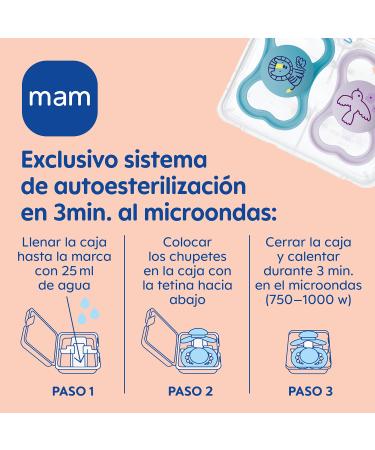 Mam S280 Supreme Pacifier 6+ | Silicone Blue 2 Pack - Safe & Stylish Infant Soothing Solution - Buy Online on GoSupps.com