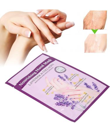 5 Pcs Hand Peel Mask Moisturizing Lavender Hand Spa Gloves Brightening Dead Skin Removal Hydrates Hands Masks for Home Beauty Salon - Buy Online on GoSupps.com