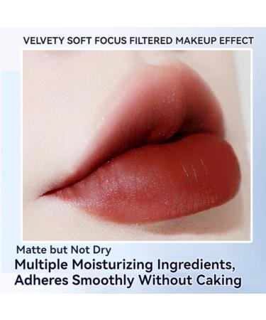 Non-Stick Waterproof Lip Balm & Matte Lipstick Silky Velvet Lip Gloss | Long-Lasting Non-Transferable Formula (836 Almond Milk Tea) - Shop Internationally - Buy Online on GoSupps.com