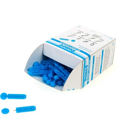 Romed Blood Lancets - 100-Piece Pack for Accurate Blood Sugar & Glucose Measurement | Ideal for Diabetes Care - Buy Online on GoSupps.com